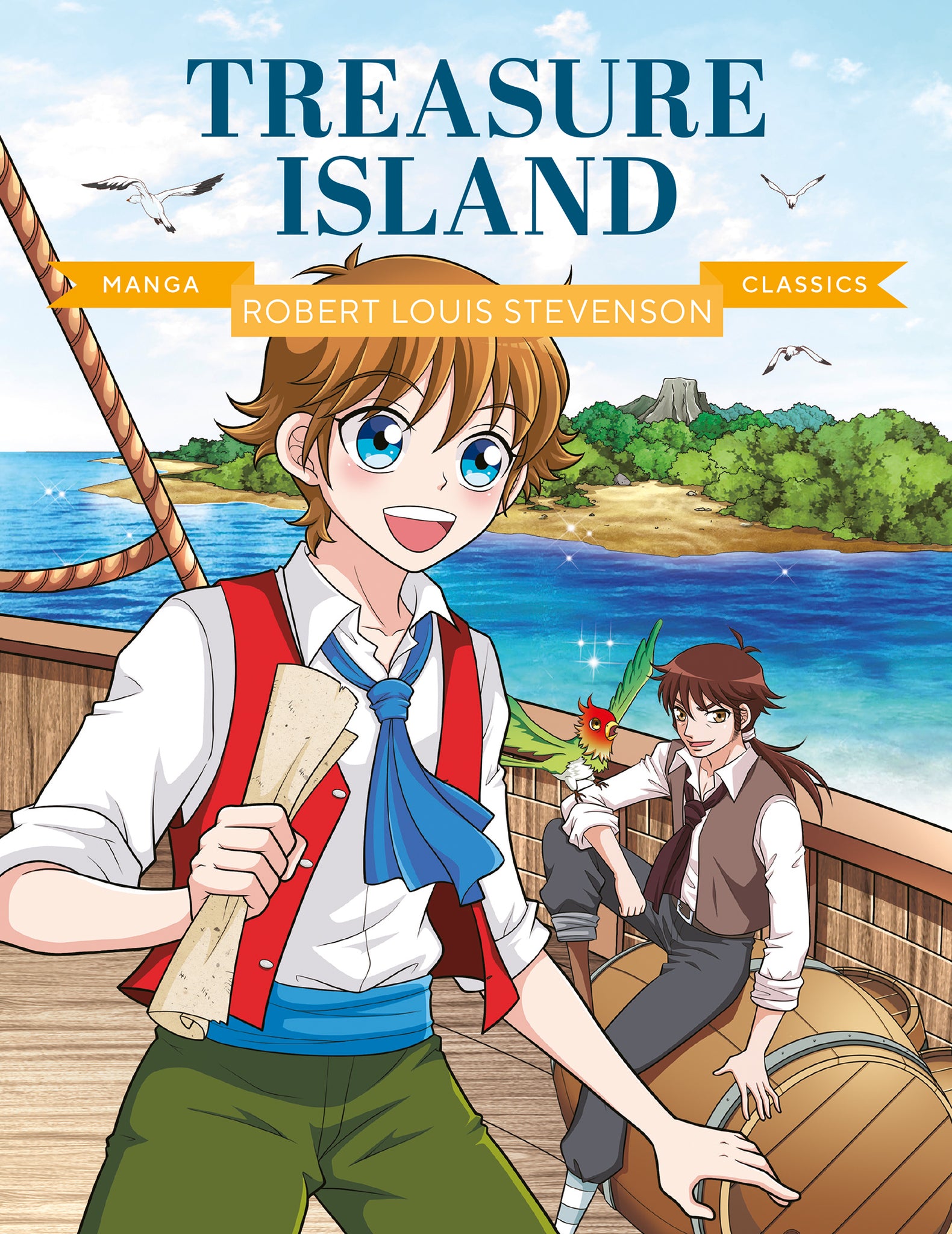 Cover image for Manga Classics: Treasure Island ISBN 9781787081697