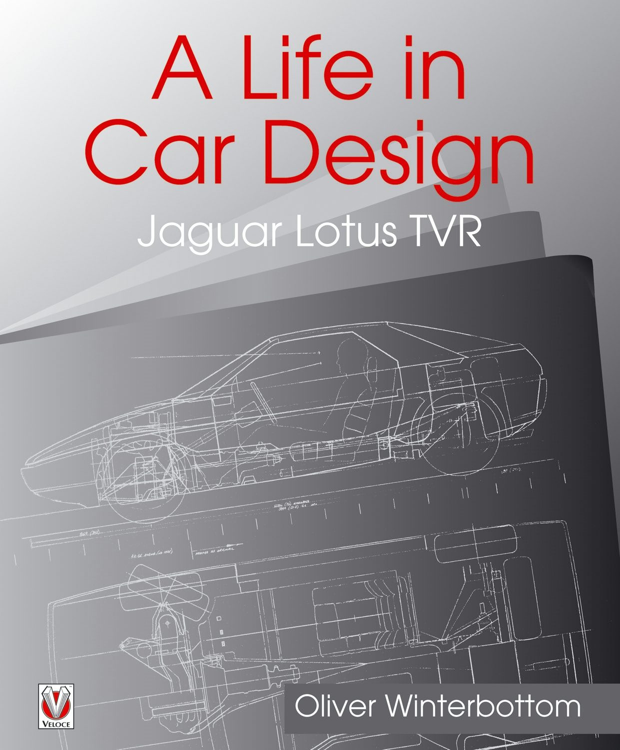 Book cover image for A Life in Car Design - Jaguar, Lotus, TVR ISBN: 9781787117051