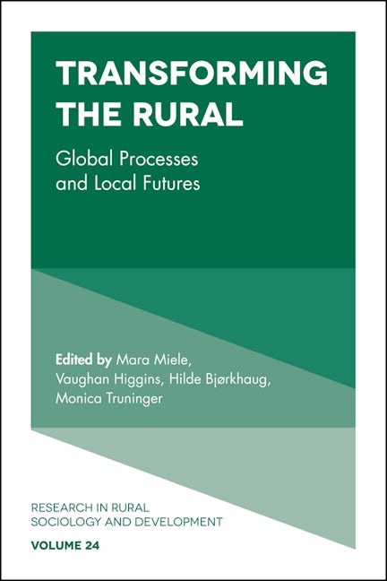 Book cover image for Transforming the Rural ISBN: 9781787148246
