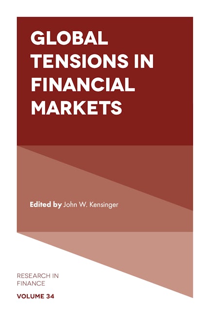 Book cover image for Global Tensions in Financial Markets ISBN: 9781787148406