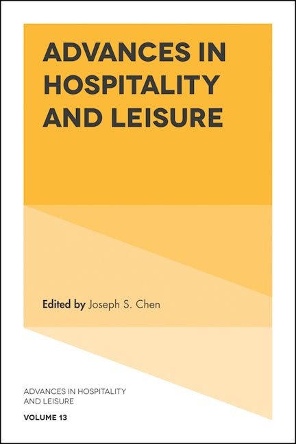 Book cover image for Advances in Hospitality and Leisure ISBN: 9781787434882