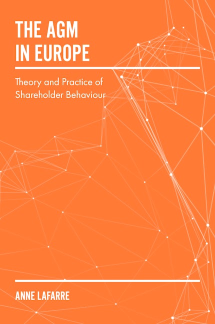 Book cover image for The AGM in Europe ISBN: 9781787435346