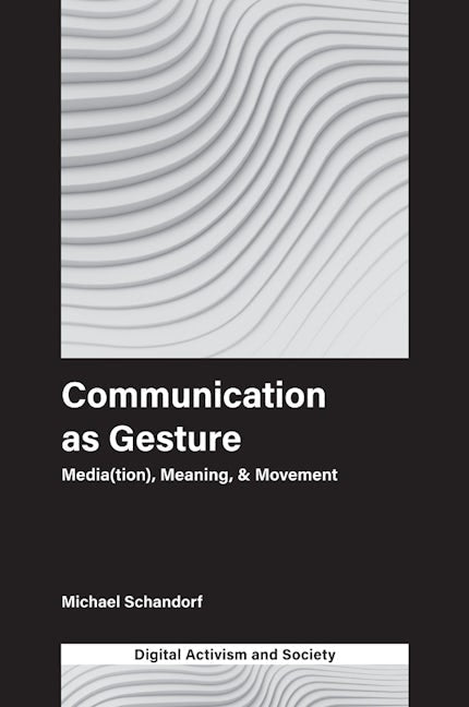 Book cover image for Communication as Gesture ISBN: 9781787565166