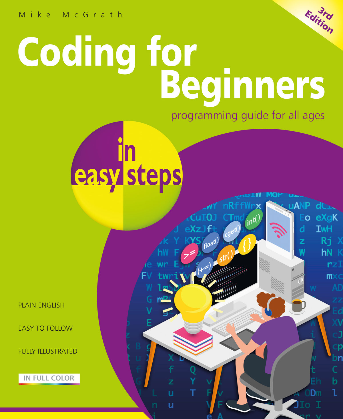 Cover image for Coding for Beginners in easy steps ISBN 9781787910195