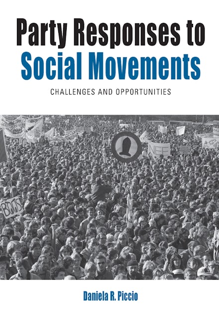 Book cover image for Party Responses to Social Movements ISBN: 9781789201536