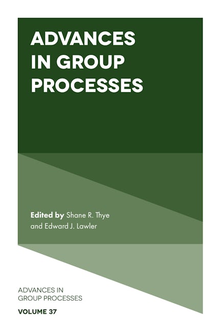 Book cover image for Advances in Group Processes ISBN: 9781800432338