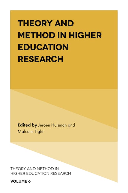 Book cover image for Theory and Method in Higher Education Research ISBN: 9781800433212