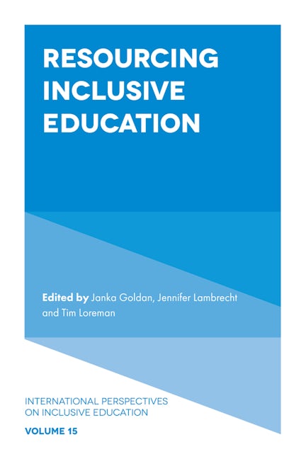 Book cover image for Resourcing Inclusive Education ISBN: 9781800434578