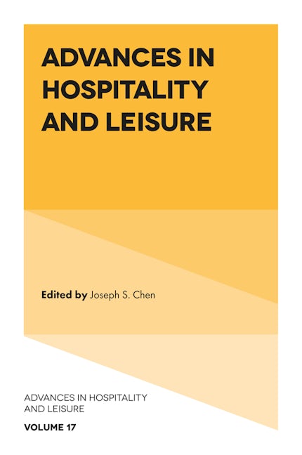 Book cover image for Advances in Hospitality and Leisure ISBN: 9781800712737