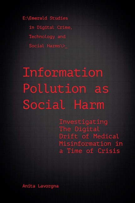 Book cover image for Information Pollution as Social Harm ISBN: 9781800715226