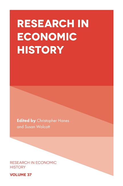 Book cover image for Research in Economic History ISBN: 9781800718807
