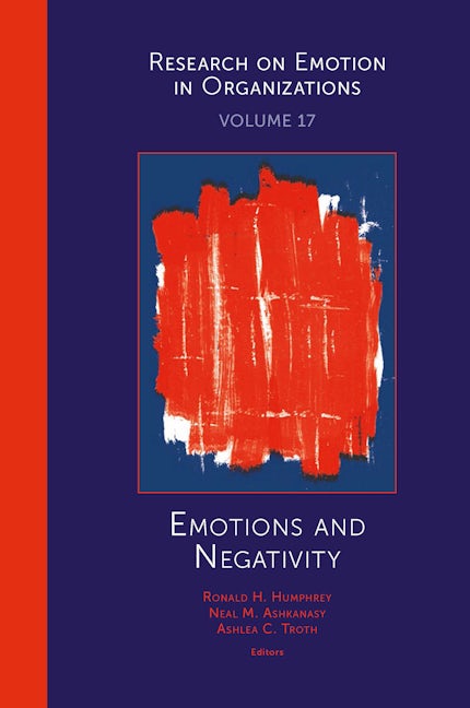 Book cover image for Emotions and Negativity ISBN: 9781801172011