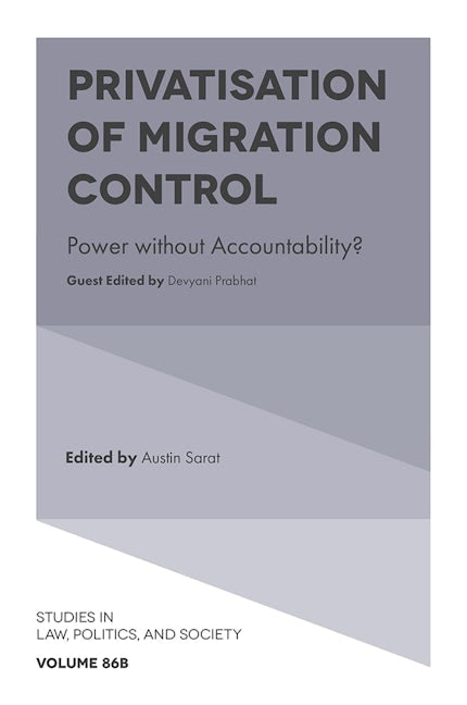 Book cover image for Privatisation of Migration Control ISBN: 9781801176637