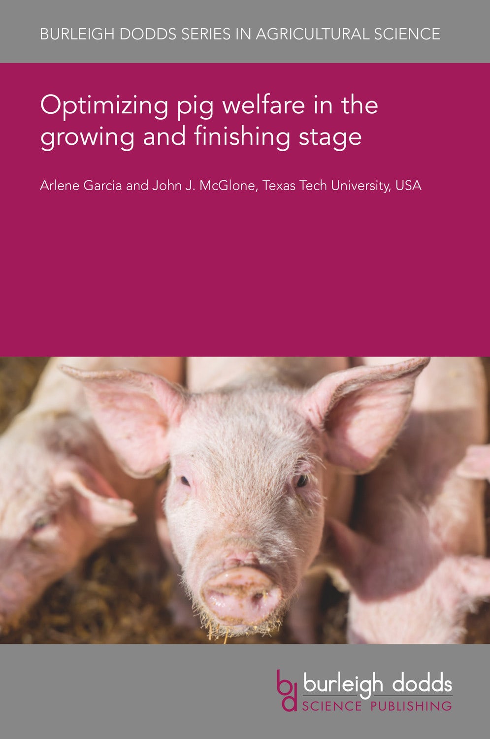 Book cover image for Optimizing pig welfare in the growing and finishing stage ISBN: 9781801460279