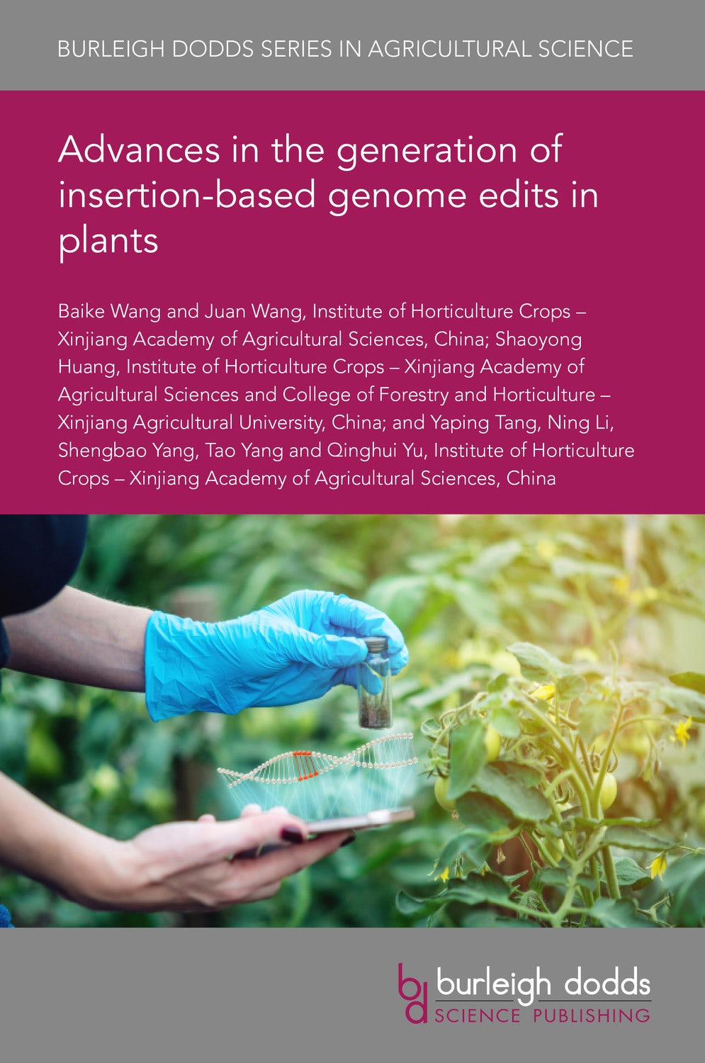 Book cover image for Advances in the generation of insertion-based genome edits in plants ISBN: 9781801461375