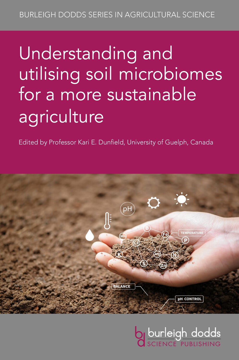Book cover image for Understanding and utilising soil microbiomes for a more sustainable agriculture ISBN: 9781801464741