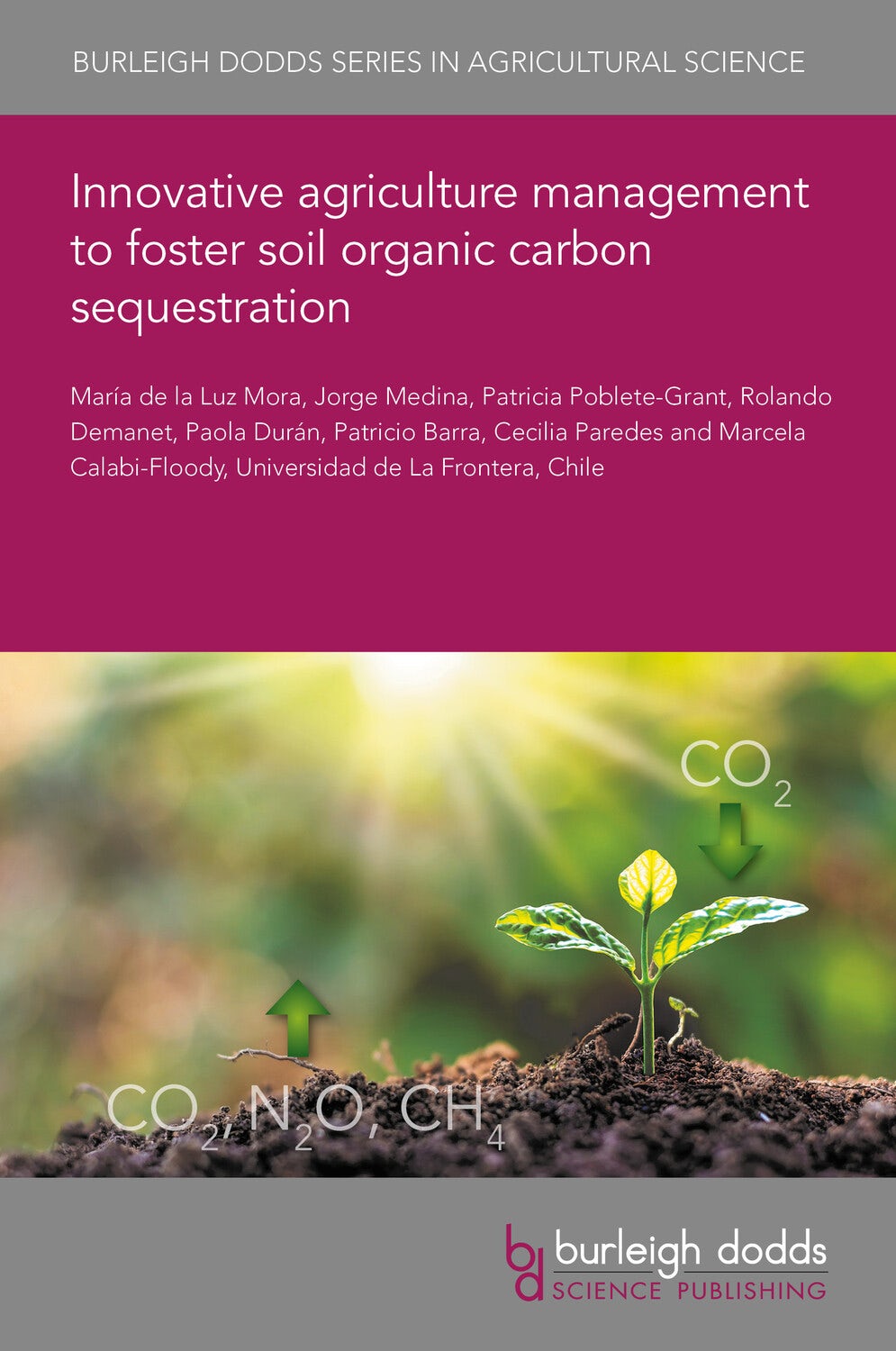Book cover image for Innovative agriculture management to foster soil organic carbon sequestration ISBN: 9781801467056