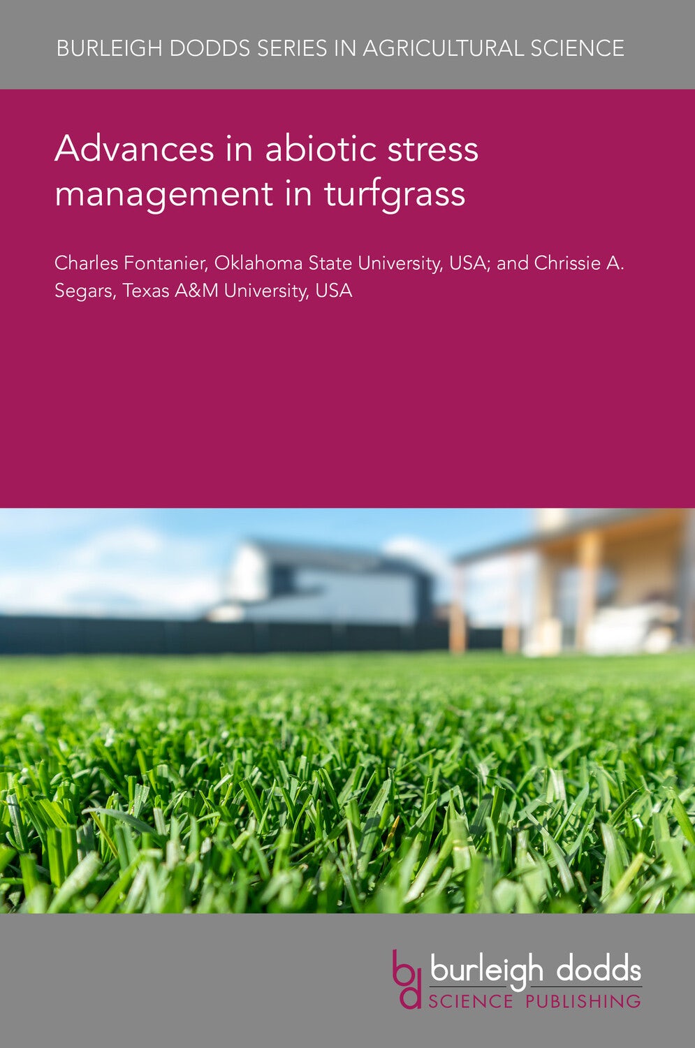 Book cover image for Advances in abiotic stress management in turfgrass ISBN: 9781801467797