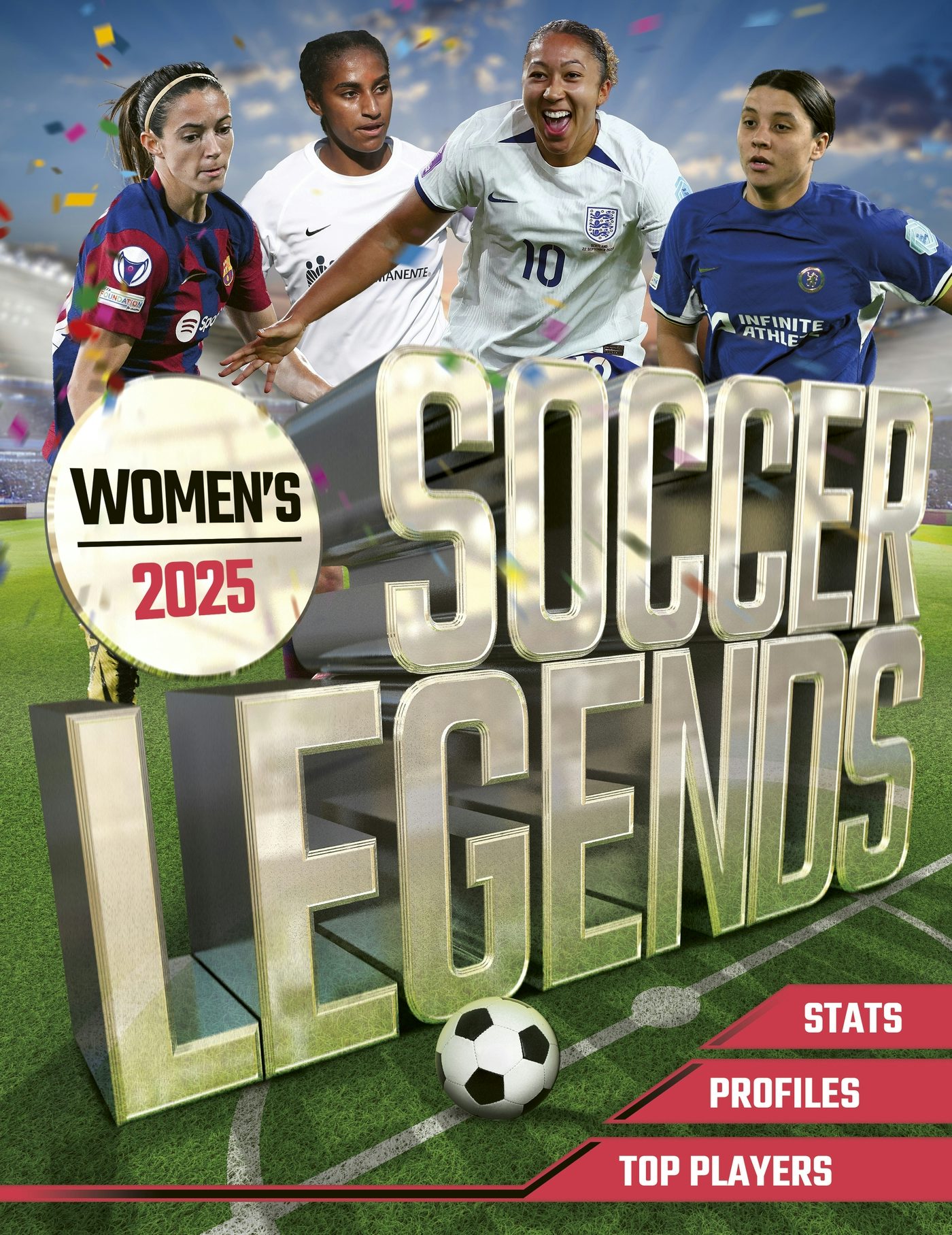 Book cover image for Women's Soccer Legends 2025 ISBN: 9781804537176