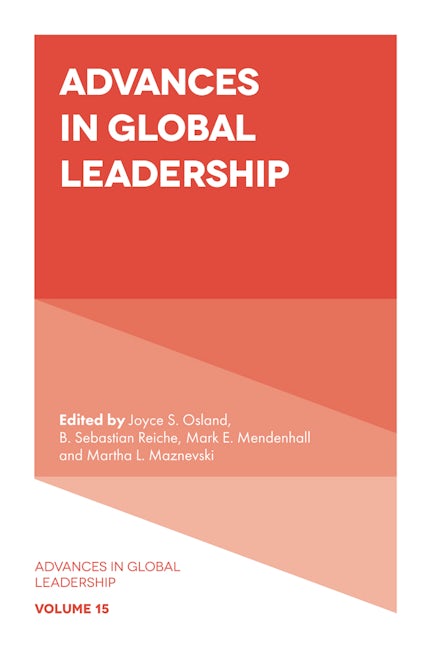Book cover image for Advances in Global Leadership ISBN: 9781804558577