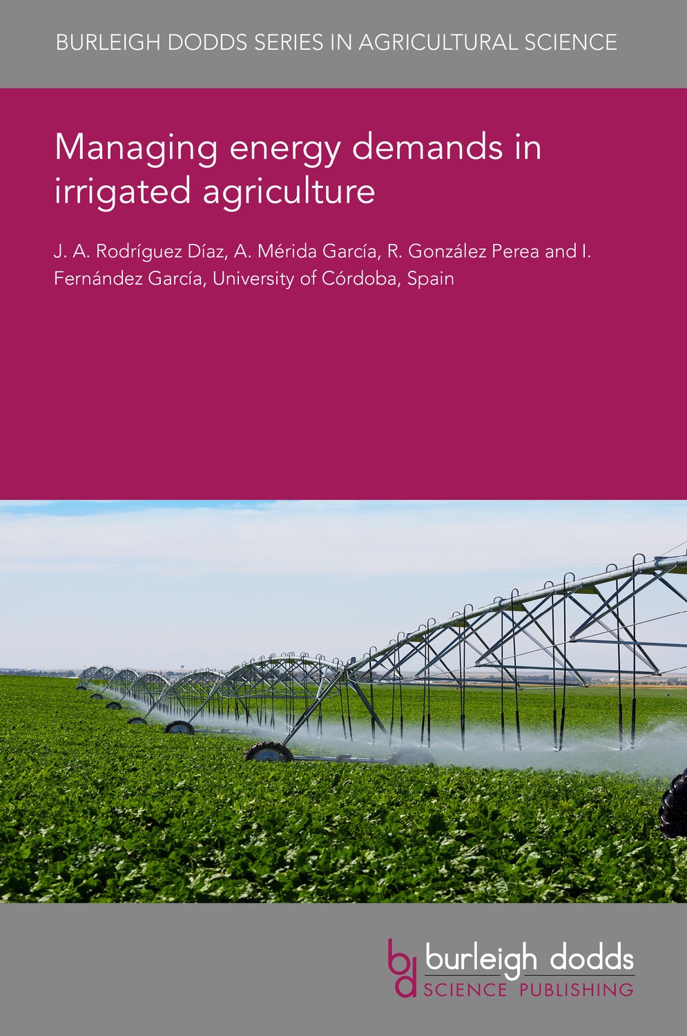 Book cover image for Managing energy demands in irrigated agriculture ISBN: 9781835451762
