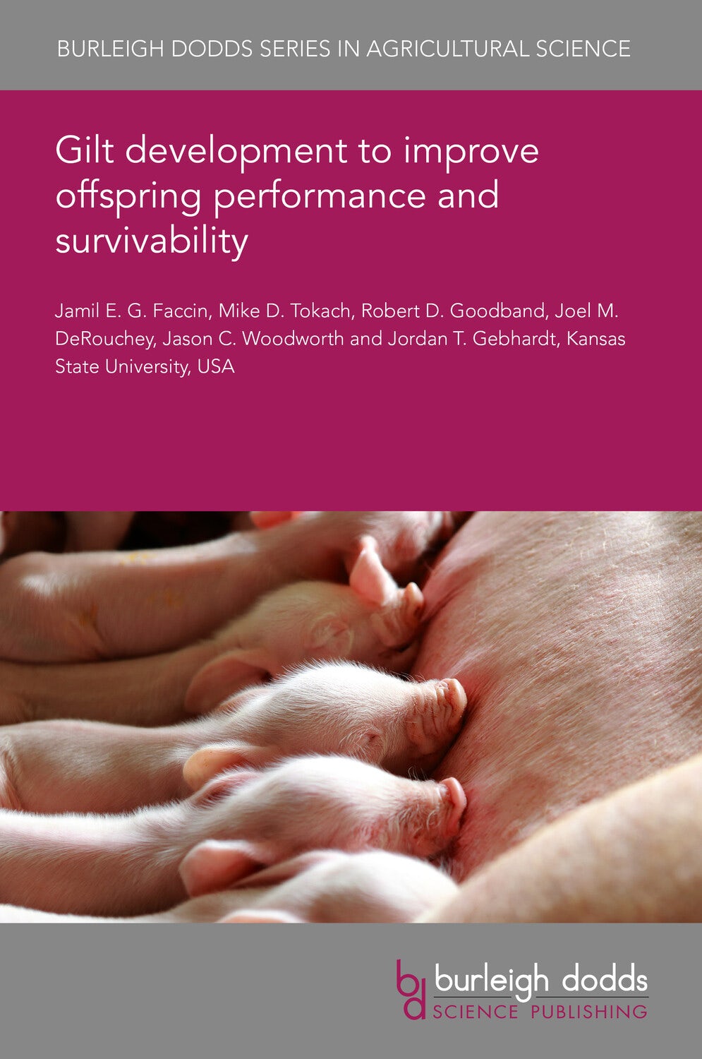 Book cover image for Gilt development to improve offspring performance and survivability ISBN: 9781835454015