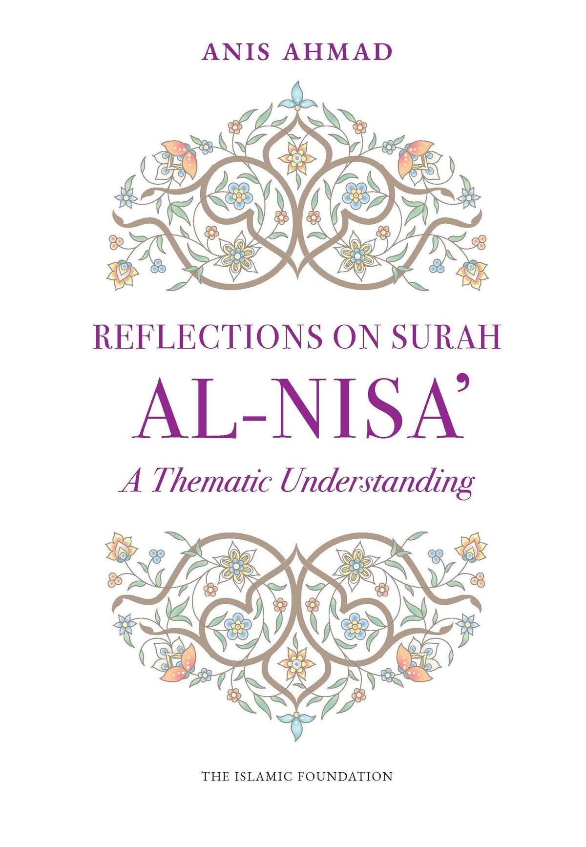 Cover image for Reflections on Surah Al-Nisa' ISBN 9781835920534
