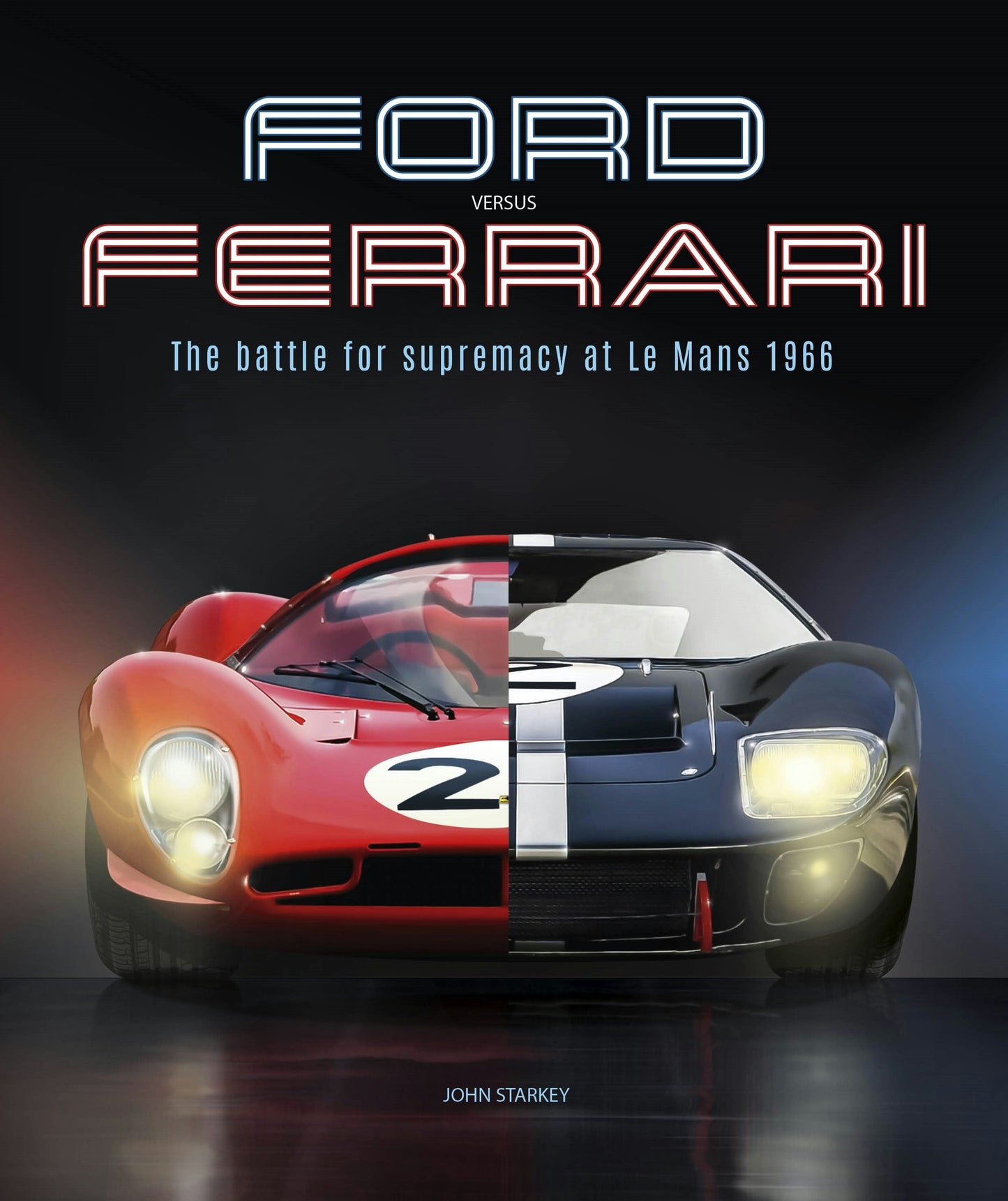 Book cover image for Ford versus Ferrari ISBN: 9781836441694
