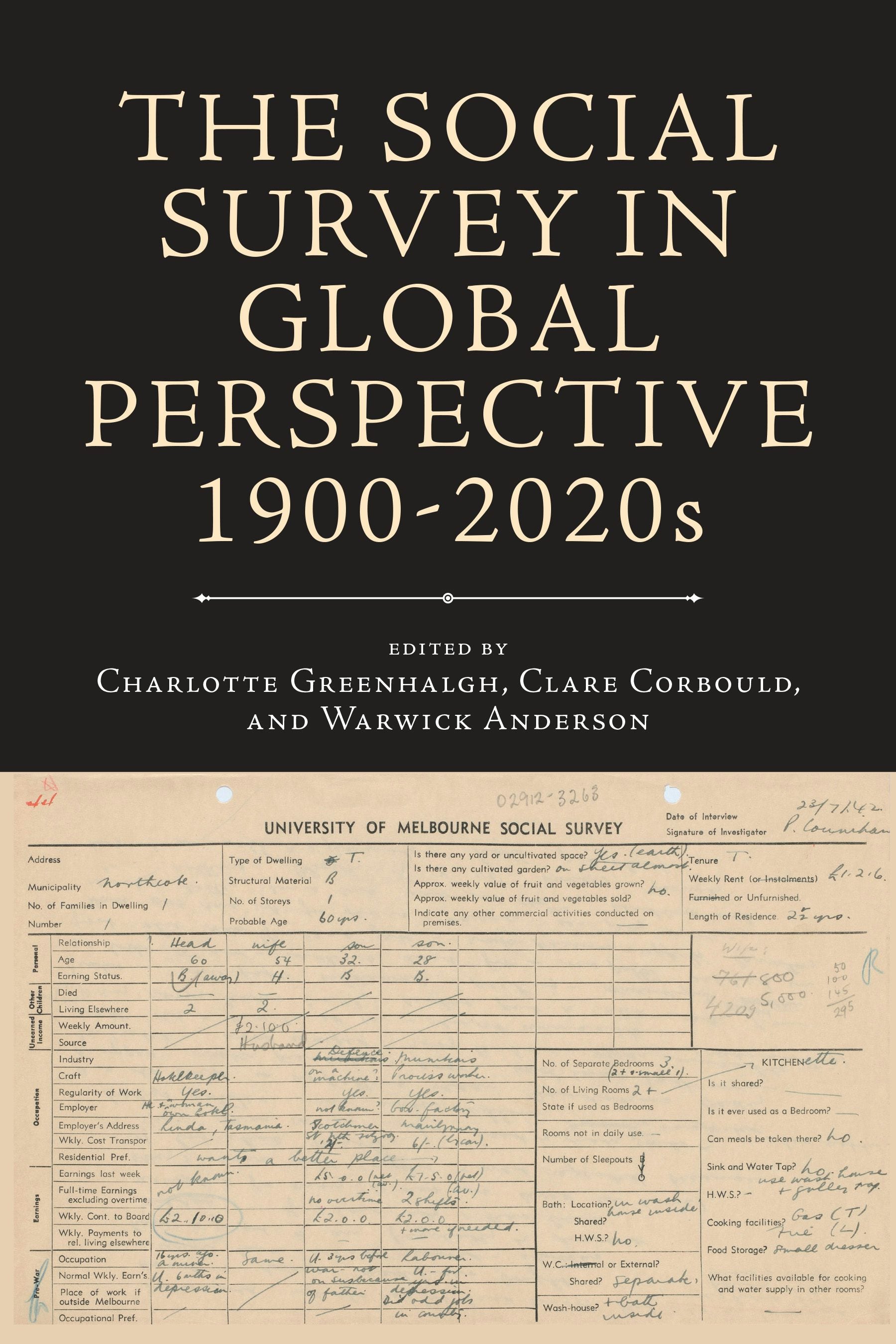 Book cover image for The Social Survey in Global Perspective, 1900-2020s ISBN: 9781836954033