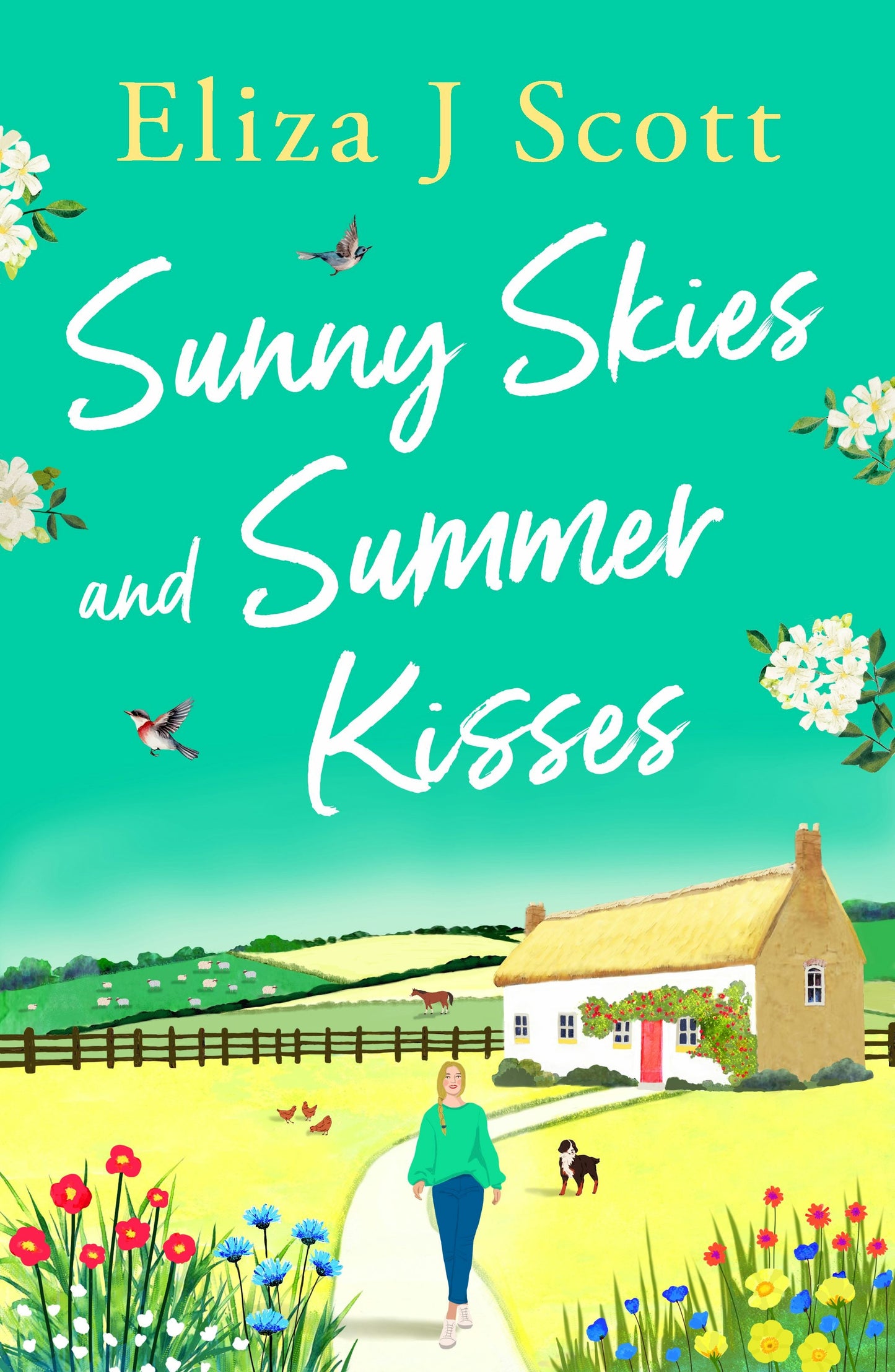 Book cover image for Sunny Skies and Summer Kisses ISBN: 9781837003662