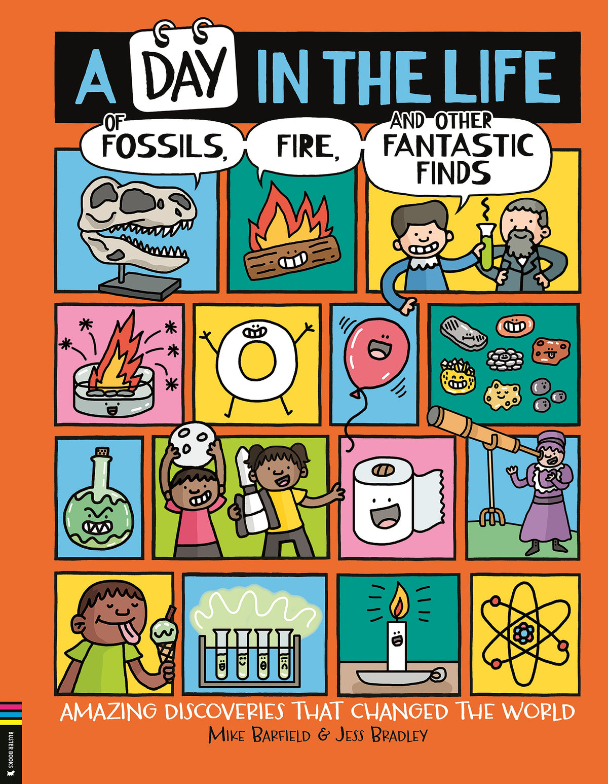 Cover image for A Day in the Life of Fossils, Fire and Other Fantastic Finds ISBN 9781837251063