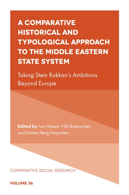 Book cover image for A Comparative Historical and Typological Approach to the Middle Eastern State System ISBN: 9781837531233