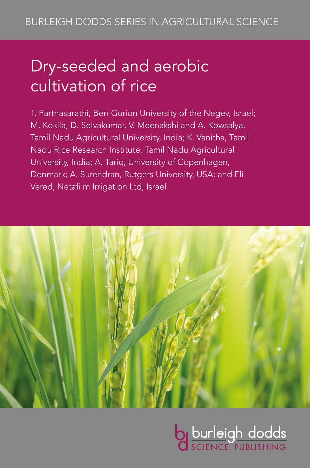 Book cover image for Dry-seeded and aerobic cultivation of rice ISBN: 9781838792428