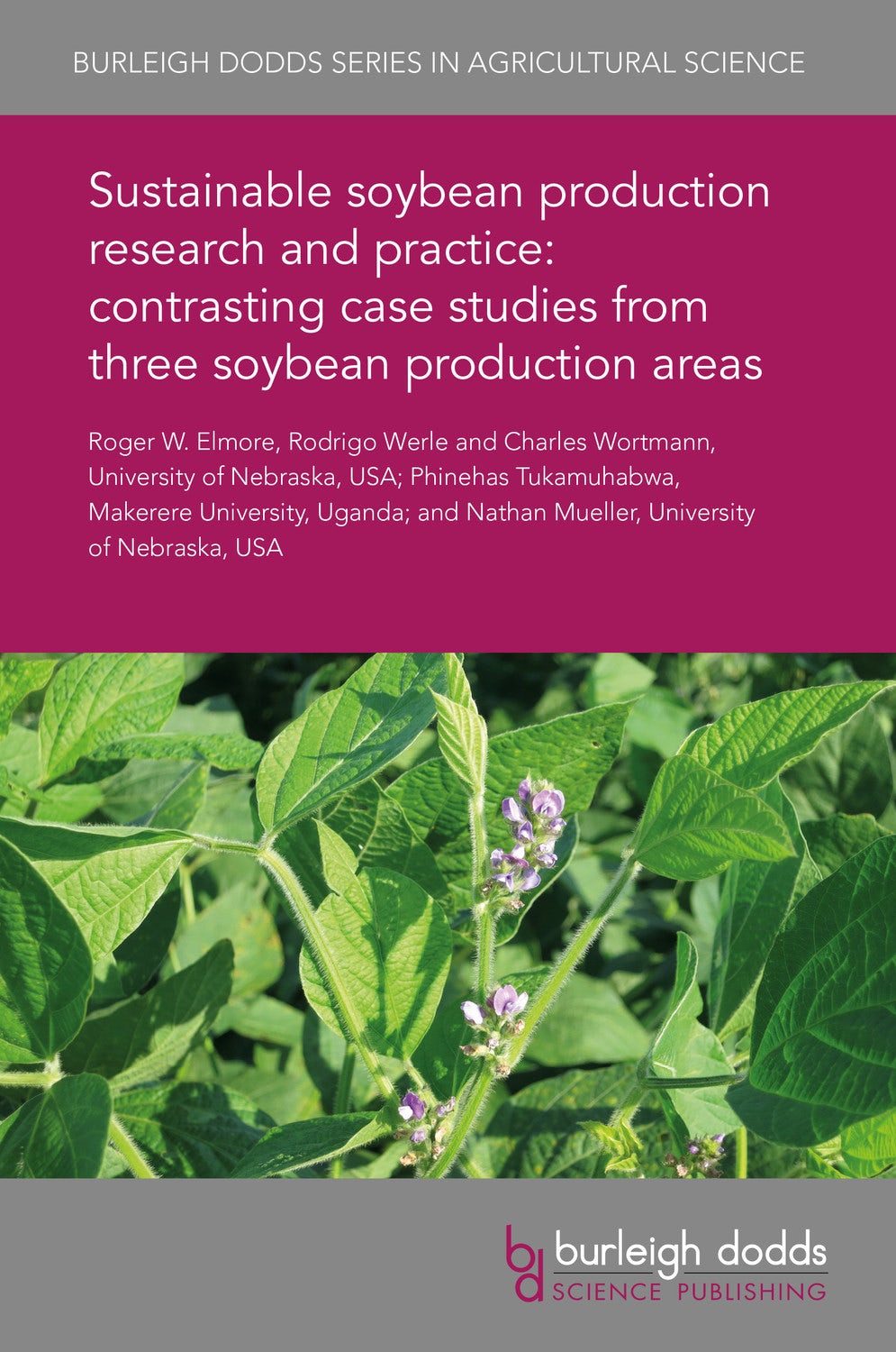 Book cover image for Sustainable soybean production research and practice: contrasting case studies from three soybean production areas ISBN: 9781838795658