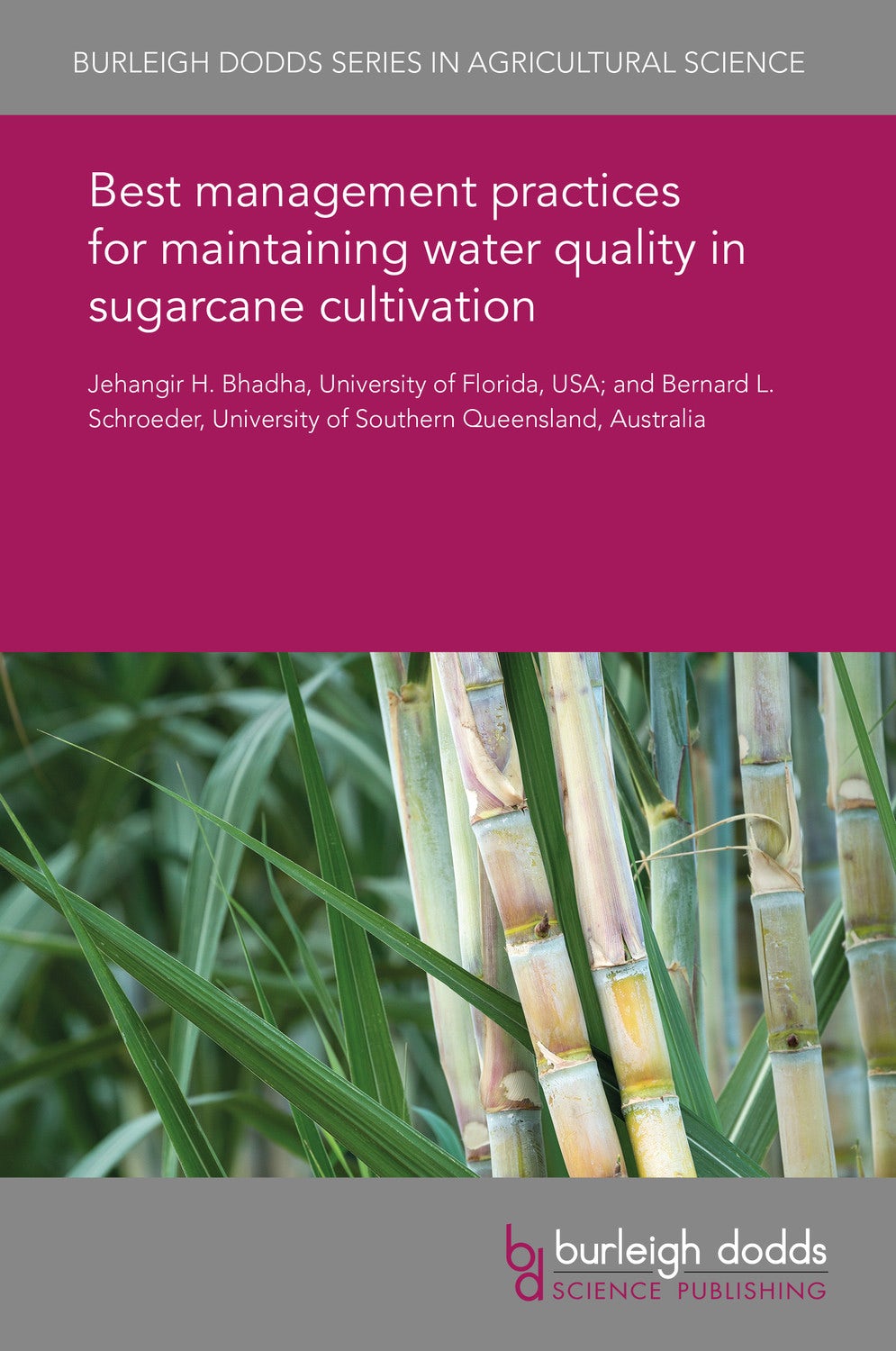 Book cover image for Best management practices for maintaining water quality in sugarcane cultivation ISBN: 9781838795917