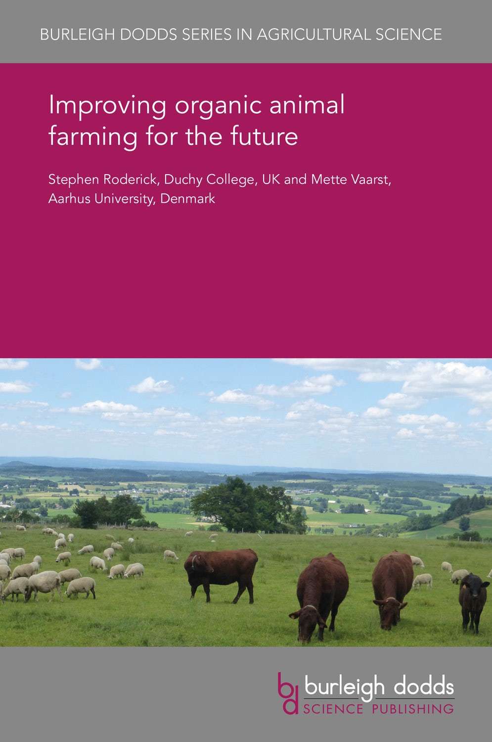 Book cover image for Improving organic animal farming for the future ISBN: 9781838796822