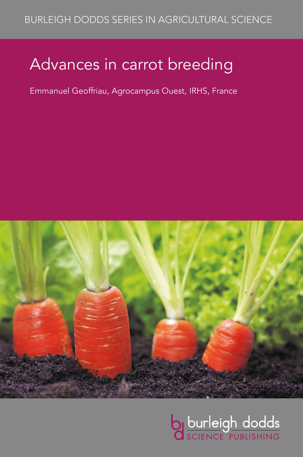 Book cover image for Advances in carrot breeding ISBN: 9781838798888