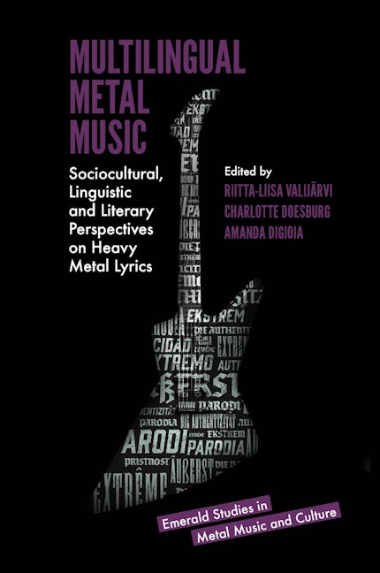 Book cover image for Multilingual Metal Music ISBN: 9781839099496