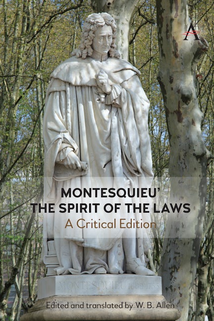 Book cover image for Montesquieu's 'The Spirit of the Laws' ISBN: 9781839982941