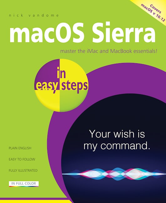 Book cover image for macOS Sierra in easy steps ISBN: 9781840787443