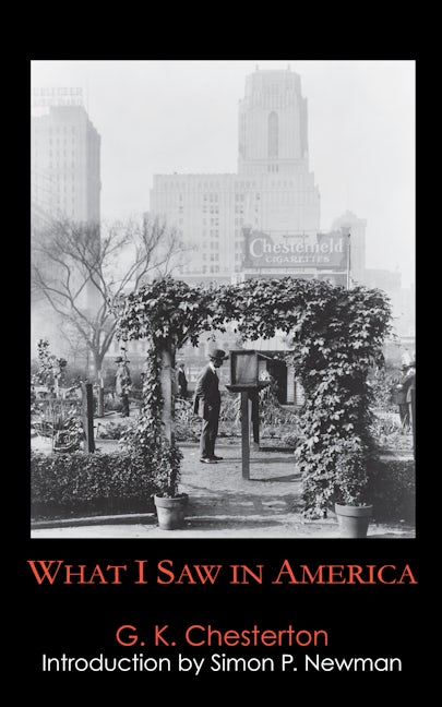 Book cover image for What I Saw in America ISBN: 9781843313007