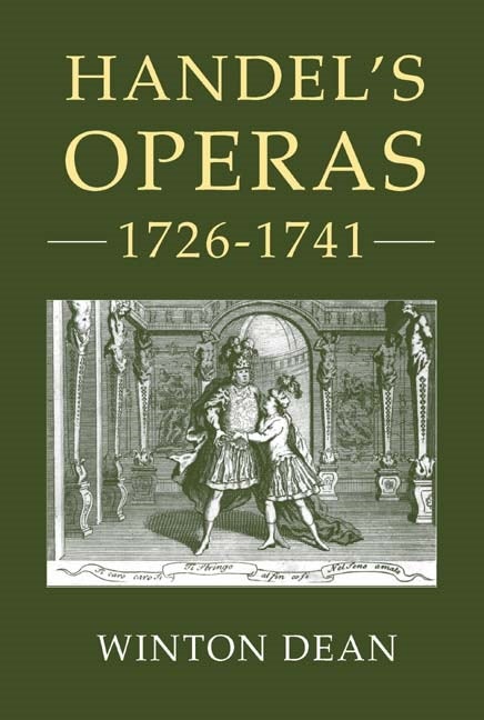 Book cover image for Handel's Operas, 1726-1741 ISBN: 9781843832683