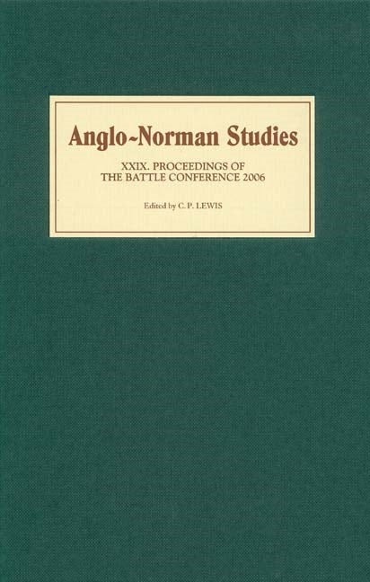 Book cover image for Anglo-Norman Studies XXIX ISBN: 9781843833093