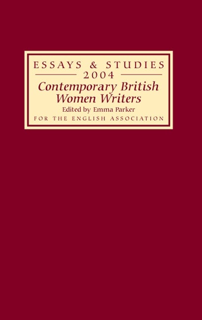 Book cover image for Contemporary British Women Writers ISBN: 9781843840114