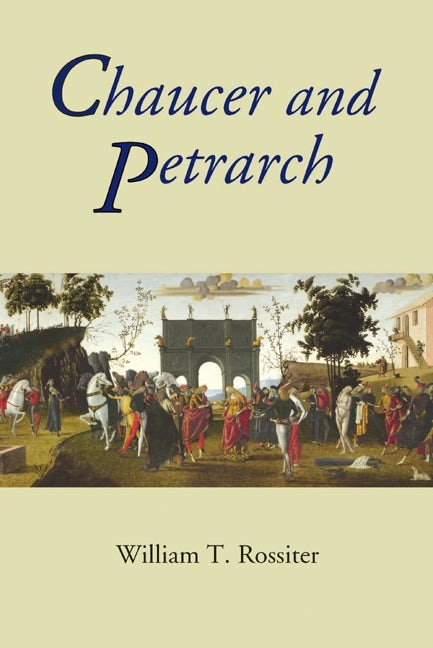 Book cover image for Chaucer and Petrarch ISBN: 9781843842156