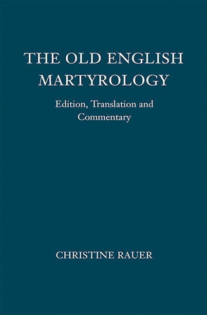 Book cover image for The Old English Martyrology ISBN: 9781843844310