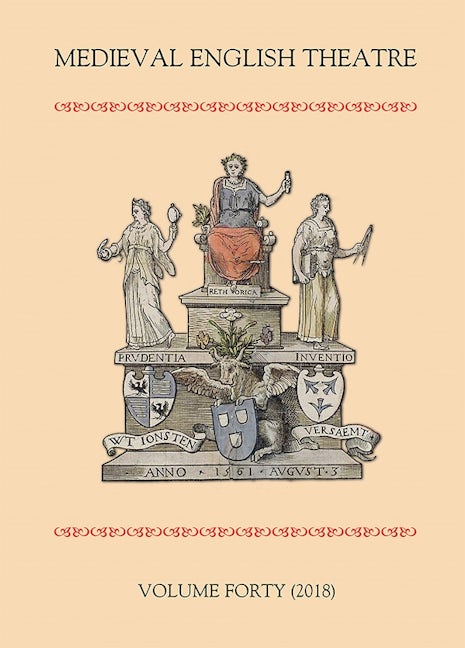 Book cover image for Medieval English Theatre 40 ISBN: 9781843845287