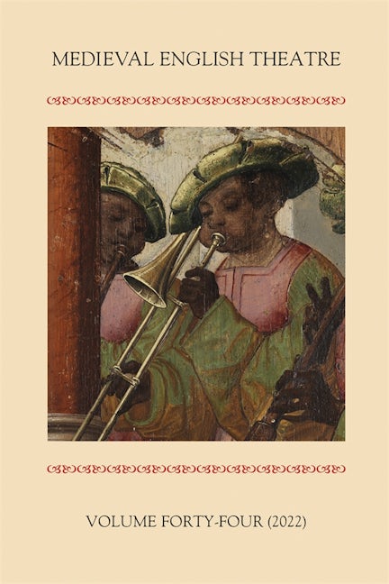 Book cover image for Medieval English Theatre 44 ISBN: 9781843846499