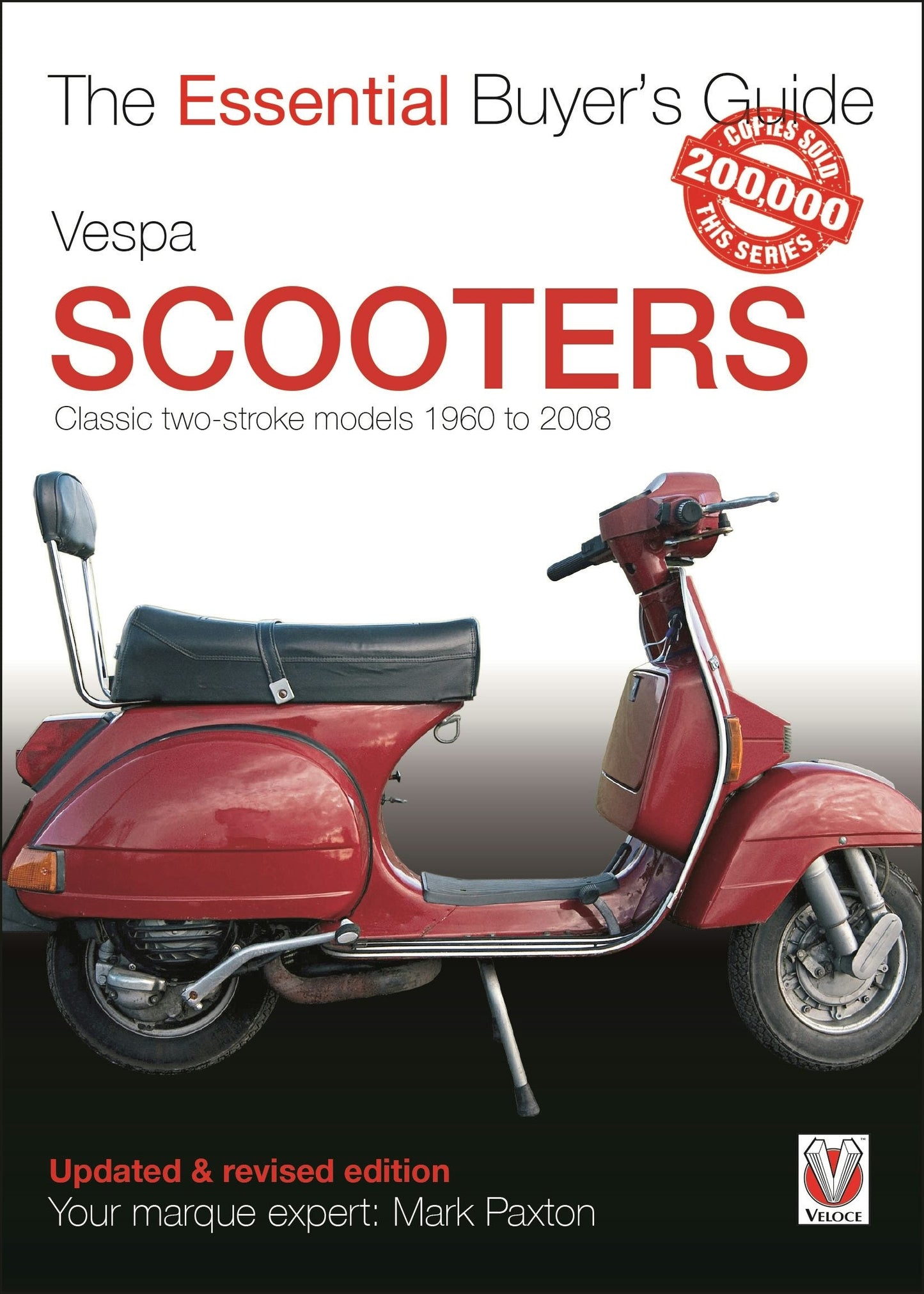 Book cover image for Vespa Scooters - Classic 2-stroke models 1960-2008 ISBN: 9781845848835