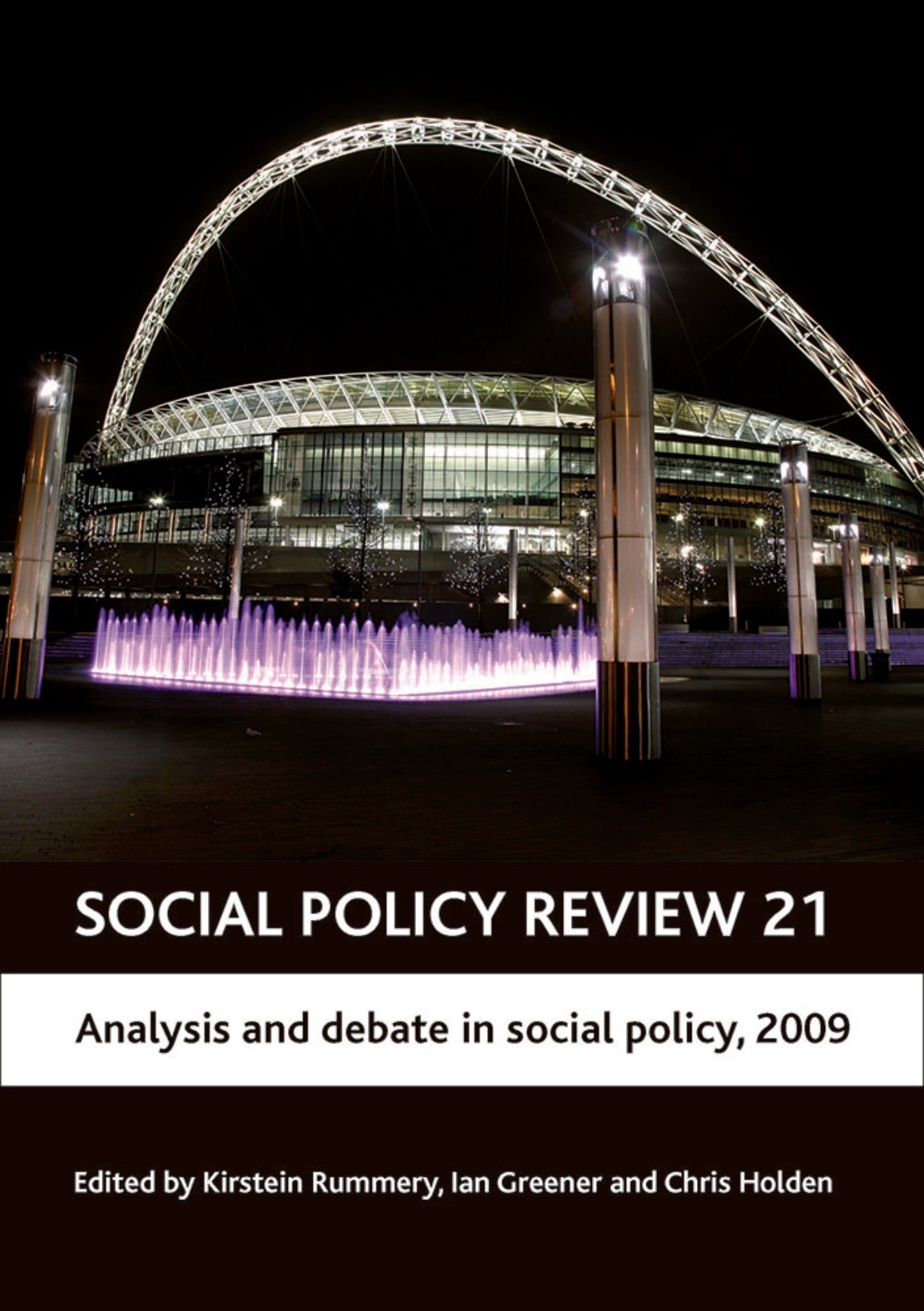 Cover image for Social Policy Review 21 ISBN 9781847423733